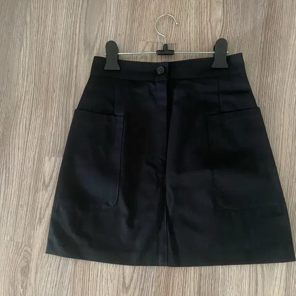 [BUNJANG] Srap Black Pocket Skirt Size S / 스랍 블랙포켓스커트 S