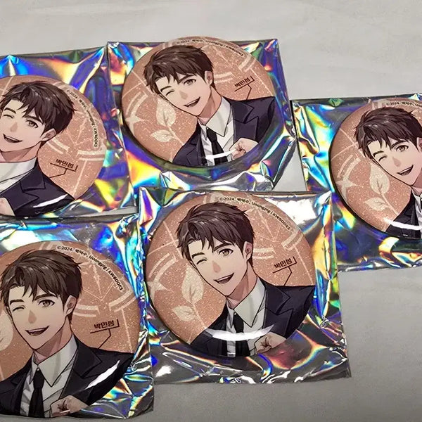 [BUNJANG] KAI Myung Sung (Xdinary Heroes) Candebadge Lucky Draw Bundle Set / 괴담출근 팝업 박민성 캔뱃지 LD 5개 일괄