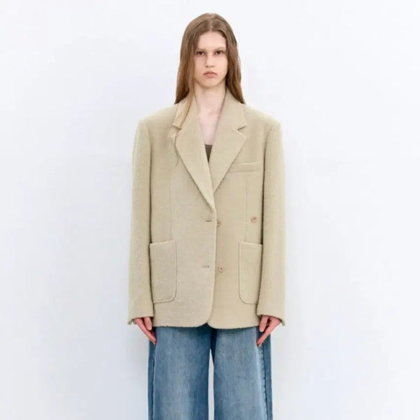 [BUNJANG] INSILENCE WOMAN Boucle Jacket / 인사일런스우먼 윈터 부클 자켓