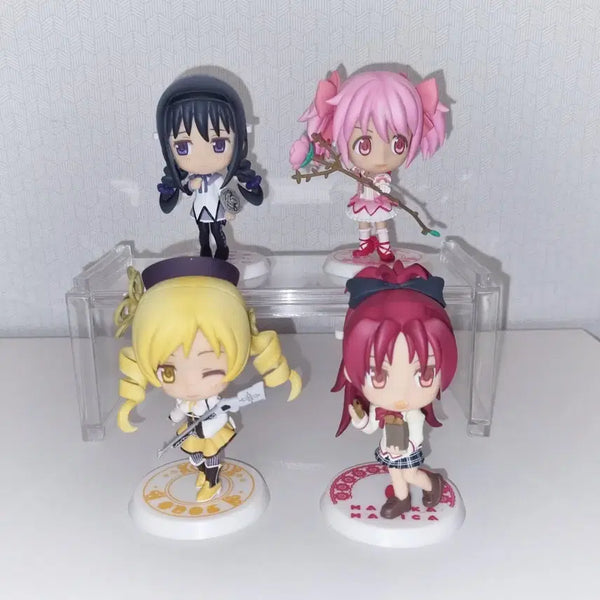 [BUNJANG] Puella Magi Madoka Magica Ichiban Kuji Chibi Kyun Figures Bundle Set - Homura, Mami, Kyouko / 일괄) 마마마 제일복권 치비큥 피규어 마법소녀 마도카 마기카 마미 호무라 쿄코