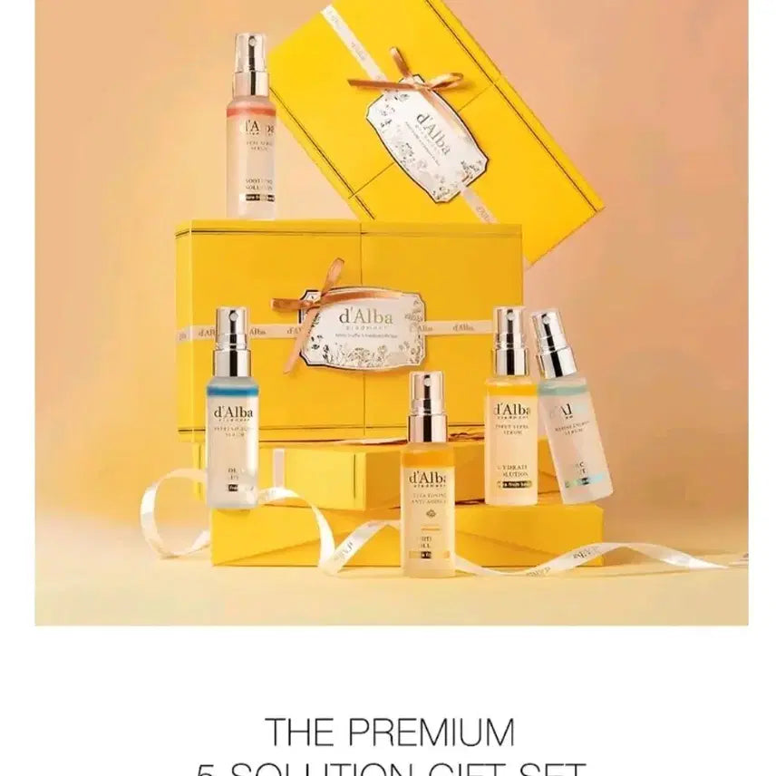 [BUNJANG] D'Alba 5-Solution Mist Gift Set / 달바 미스트 5종 /  5 솔루션 미스트 기프트 세트 원가이하 양도