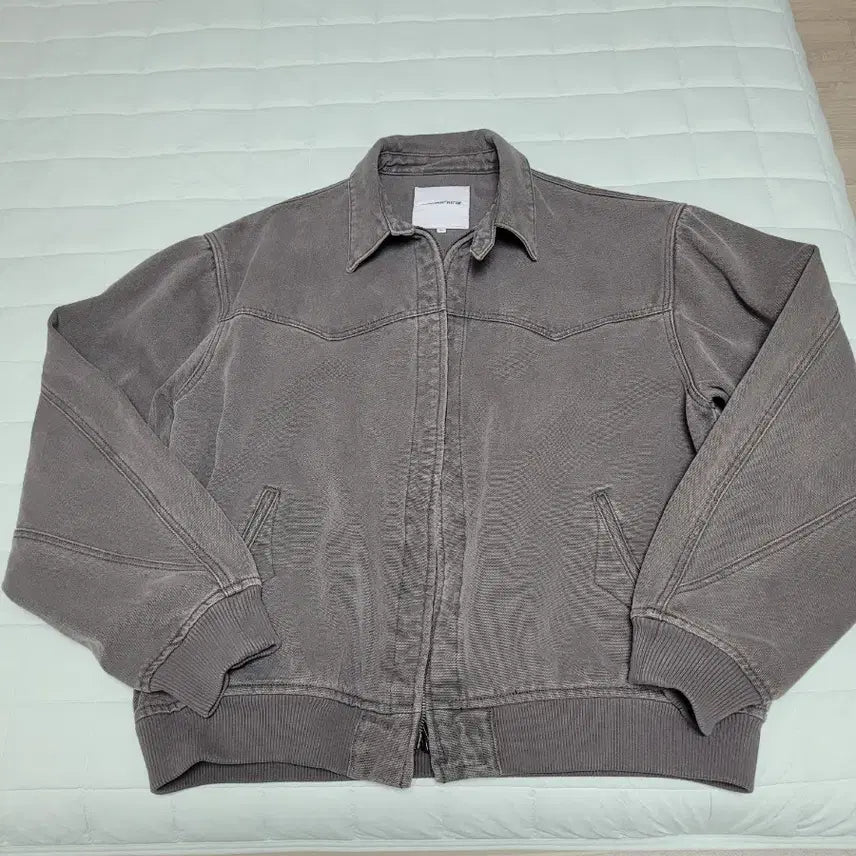 [BUNJANG] Espionage Washed Canvas Western Jacket XL (Rock Grey) / 에스피오나지 워시드 캔바스 웨스턴 자켓 XL
