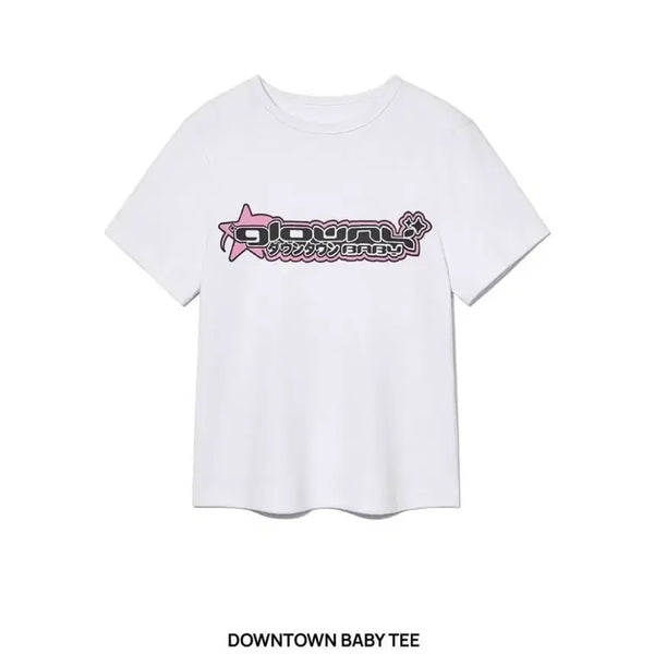 [BUNJANG] GLOWNY Downtown Short-Sleeve T-Shirt / 글로니 다운타운 반팔