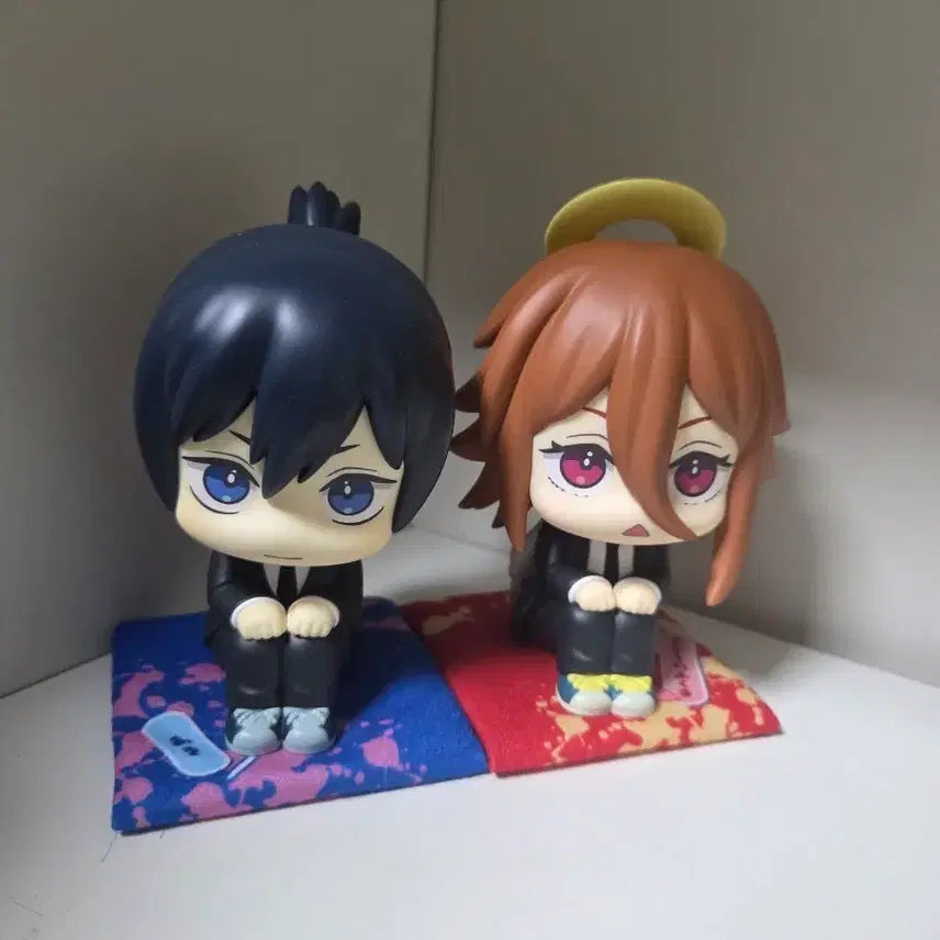 [BUNJANG] Chainsaw Man Aki & Angel Devil Look Up Figures (Open Box) / 체인소맨 아키 천사의 악마 룩업