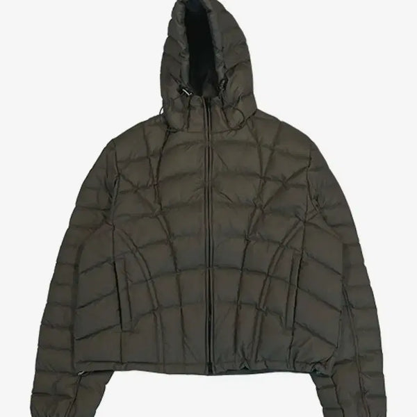 [BUNJANG] The Coldest Moment Web Light Puffer Jacket Khaki Brown / 더콜디스트모먼트 웹라이트 푸퍼 자켓 패딩(카키브라운)
