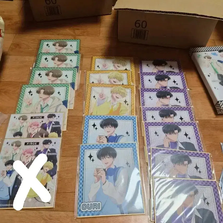 [BUNJANG] Kotobukiya Kuji Shikishi Art Board / 타몬군 지금 어느쪽 후쿠야, 코토부키야 쿠지 색지 판매합니다.