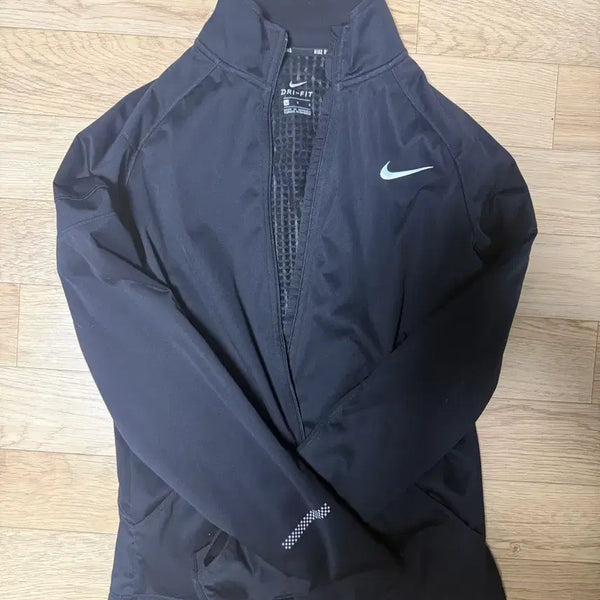 [BUNJANG] Nike Dri-FIT Black Long Sleeve Full-Zip Jacket / 나이키 드라이핏 블랙 긴팔 집업