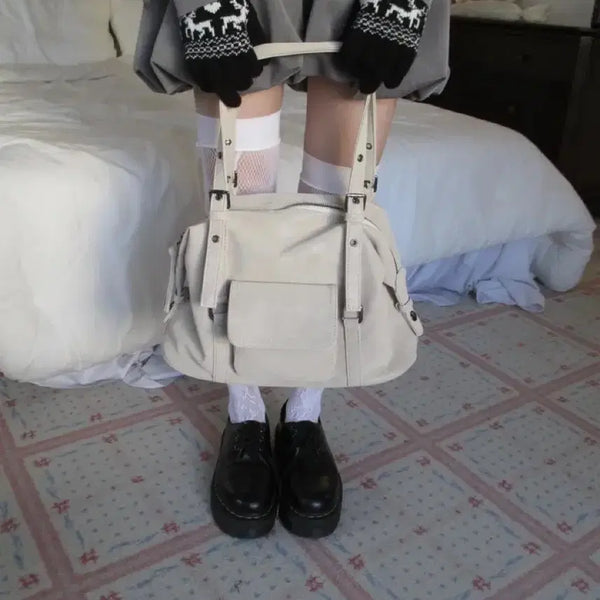 [BUNJANG] Ablley Pocket Shoulder Bag / 에이블리 포켓 숄더백