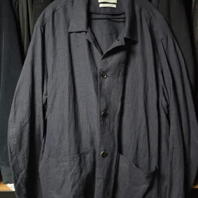 [BUNJANG] Ourselves Linen Work Jacket / [3] 아워셀브스 린넨 워크자켓