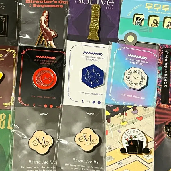 [BUNJANG] Mamamoo Bundle Set Badges / 마마무 뱃지 일괄