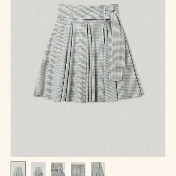 [BUNJANG] Smooth Mood Ninetta Check Skirt / 스무드무드 니네타 스커트 체크 ninetta skirt check