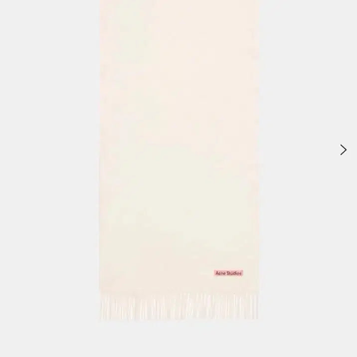 [BUNJANG] Acne Studios Slim Fringe Wool Scarf Warm White / 이번주만!!)아크네 스튜디오 슬림 프린지 울머플러 웜화이트