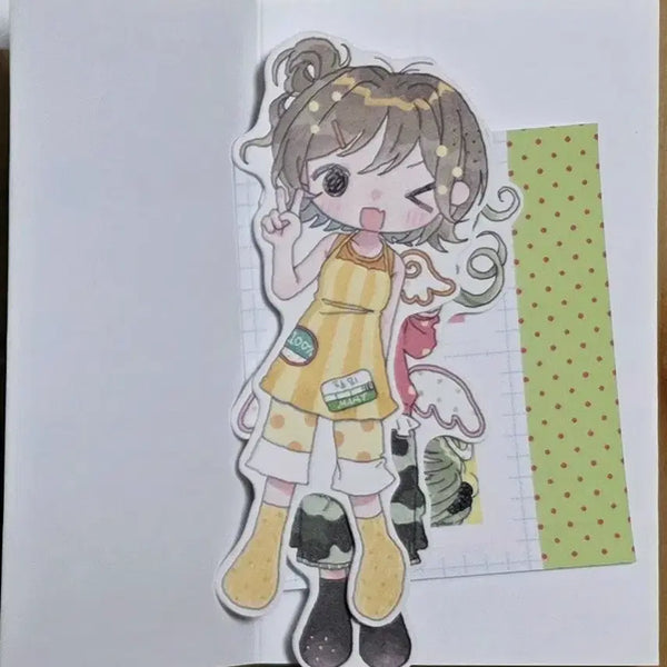 [BUNJANG] Creamy Crumbs Fruit Random Sticker Sheet / 크리미크럼즈 랜덤조각스티커 과일