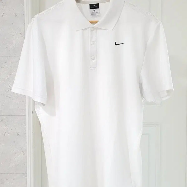 [BUNJANG] Nike Dri-FIT Short Sleeve Polo Shirt White 105 / 나이키 드라이핏 기능성 반팔 카라티 화이트 105