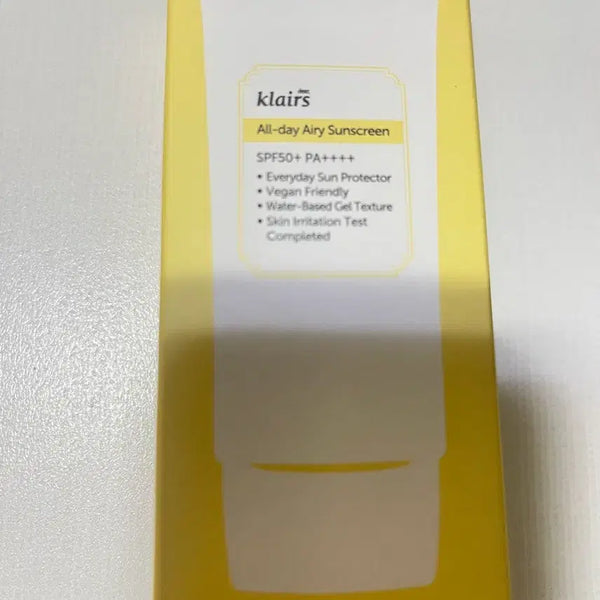 [BUNJANG] Dear Klairs All Day Airy Sunscreen / 새상품]디어 클레어스 올 데이 에어리 선크림