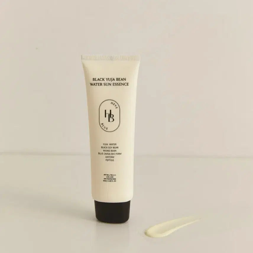 [BUNJANG] Hev Blue Black Citron Bean Water Sun Essence / 헤브블루 블랙 유자 빈 워터 선 에센스