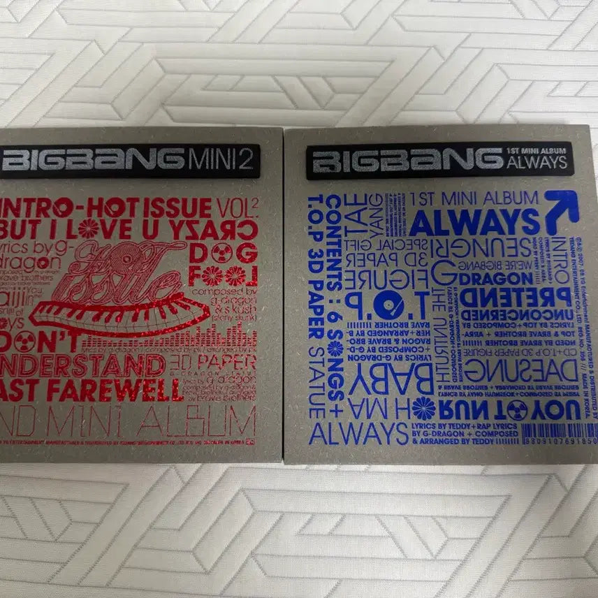 [BUNJANG] Big Bang 1st & 2nd Mini Album Bundle Set / 빅뱅 미니 1집 2집 일괄