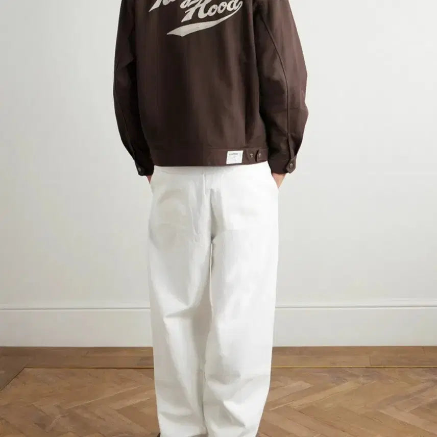 [BUNJANG] Neighborhood Brown Logo Jacket / 네이버후드 자켓