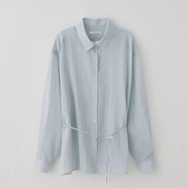 [BUNJANG] TANNAT Musee Stripe Blouse / TANNAT 타낫 뮤제 스트라이프 블라우스