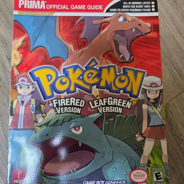 [BUNJANG] PRIMA Pokemon FireRed LeafGreen Official Guidebook First Edition 2004 / PRIMA 포켓몬스터 파이어레드 리프그린 공식 가이드북 2004년 초판