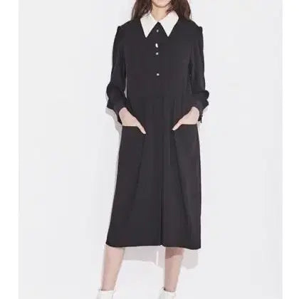 [BUNJANG] Lucky Chouette Kara Black Dress Size 36 / [정품] 럭키슈에뜨 카라 블랙 원피스 36