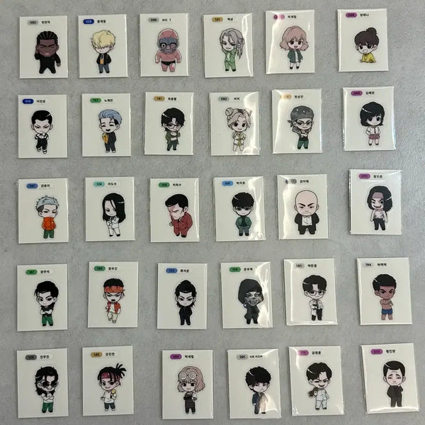[BUNJANG] Lookism Sticker Bundle / [외모지상주의] 외지주 띠부씰 일괄 판매