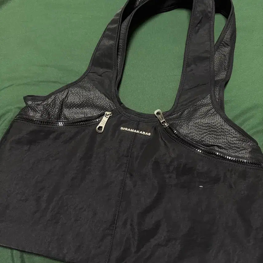 [BUNJANG] IUGAMAKARAS Nylon Shopper Bag Black / 이우가마카라스 IUGAMAKARAS Nylon Shopper Bag Black 나일론 백