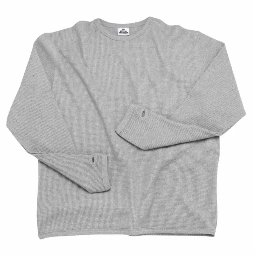 [BUNJANG] MJD Waffle Fingerhole Long Sleeve Grey L / [L] MJD 와플 핑거홀 롱슬리브 그레이