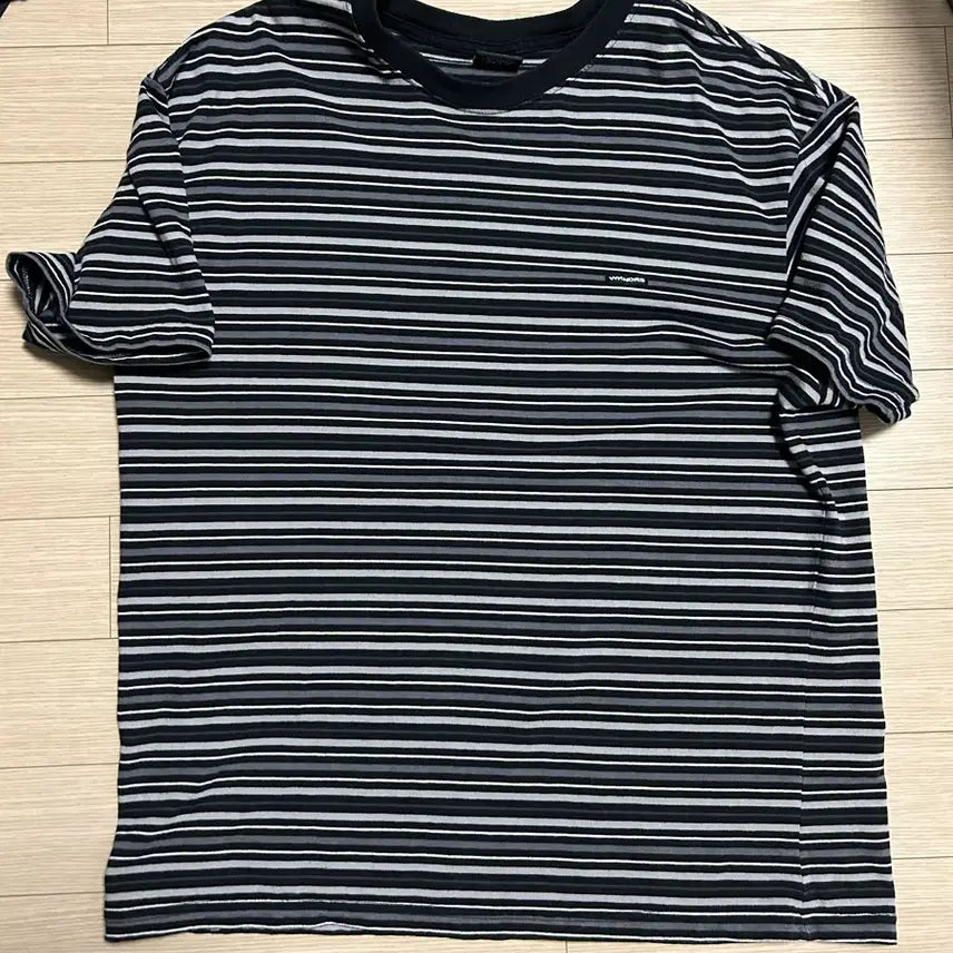 [BUNJANG] Weekenders Stripe Short-Sleeve T-Shirt (L) / 위켄더스 스트라이프 반팔 L라지