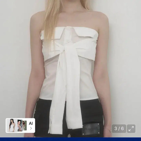 [BUNJANG] ETSOUME Tie-Dye Tube Top Shirt / 에트오소메 타이 셔츠 튜브탑 판매