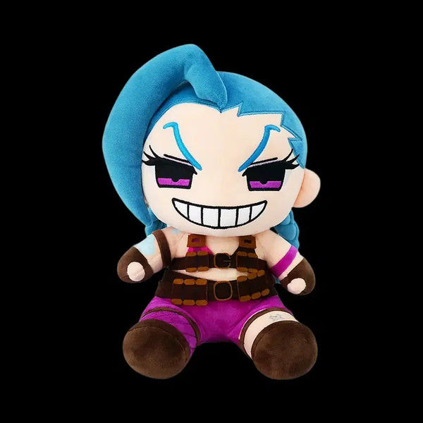 [BUNJANG] League of Legends Jinx Sitting Plush Toy / (택O/새상품)리그 오브 레전드 징크스 시팅 봉제 인형