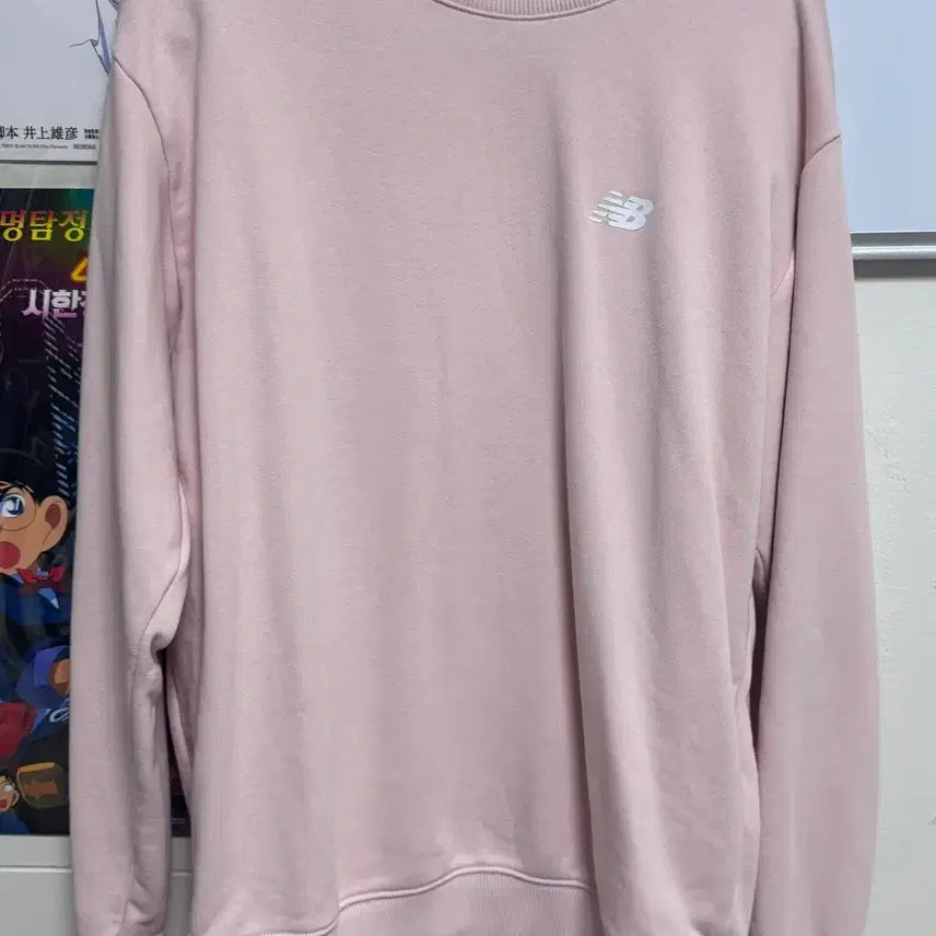 [BUNJANG] New Balance Pink Sweatshirt / 뉴발란스 핑크 맨투맨