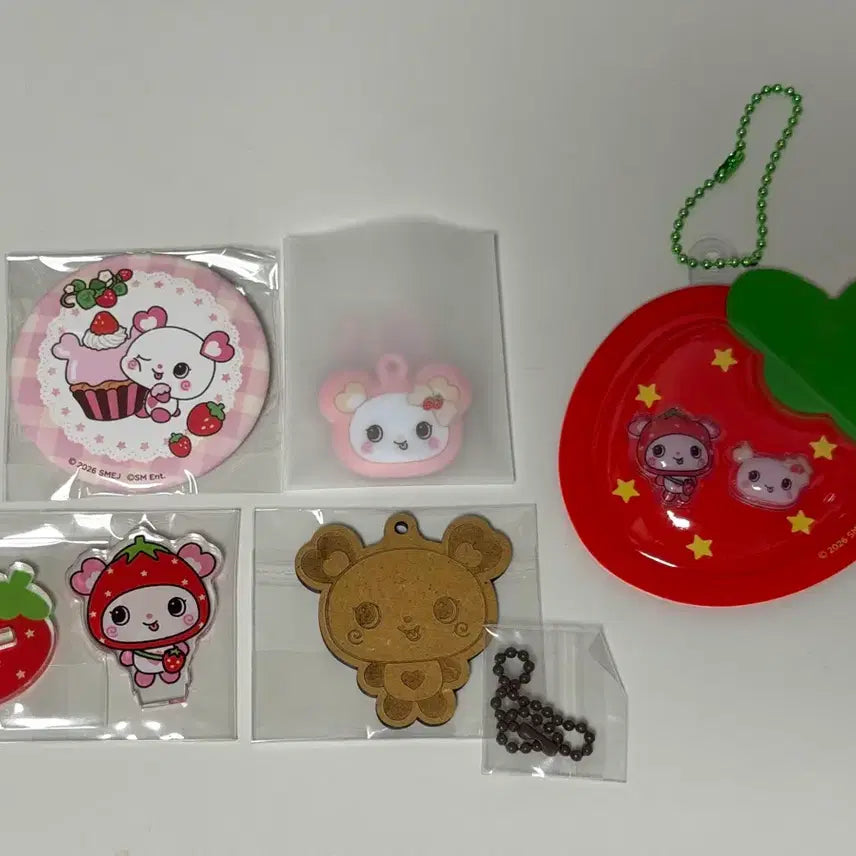 [BUNJANG] NCT WISH Sakuya 'Pang-i' Strawberry Bakery Pop-up Random Toy Set / 엔시티 위시 nctwish 일본 딸기 베리 베이커리 팝업 랜덤토이 사쿠야 팡이