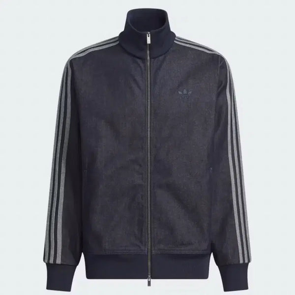 [BUNJANG] Adidas Denim Track Top Jacket Black / 아디다스 데님 트랙탑 자켓 블랙