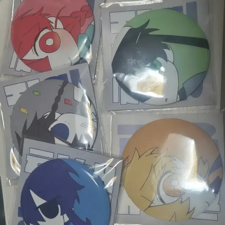 [BUNJANG] Blue Alarm 'Cheongsaekgyeongbo' Compilation Error Kim Ohye Can Badge Bundle Set / 청색경보 편성오류 김오예 캔뱃지 일괄