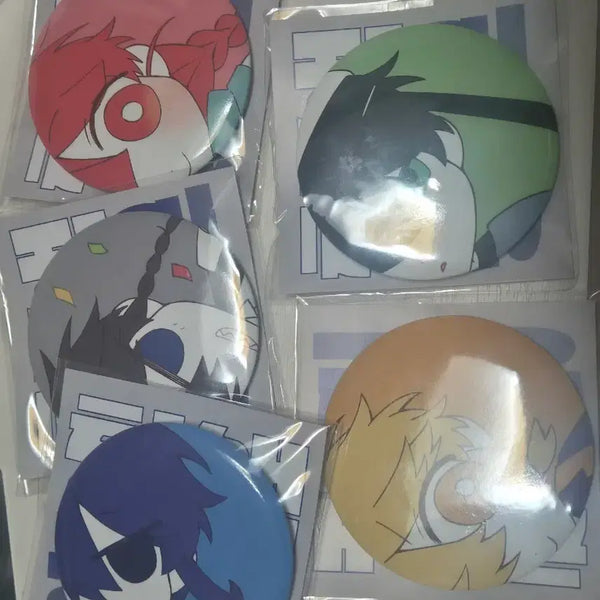 [BUNJANG] Blue Alarm 'Cheongsaekgyeongbo' Compilation Error Kim Ohye Can Badge Bundle Set / 청색경보 편성오류 김오예 캔뱃지 일괄