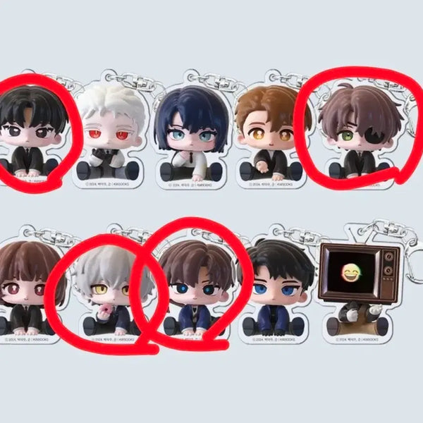 [BUNJANG] Official MD SD Acrylic Keyring / 괴출 괴담출근 공식 MD sd 아크릴 키링 팔아요