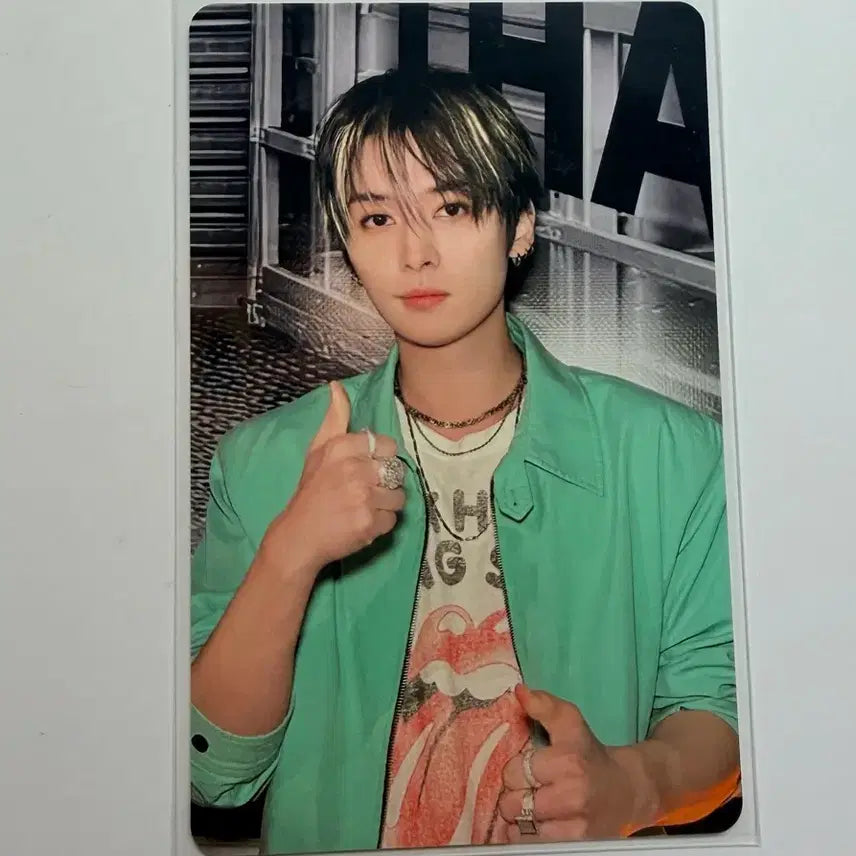 [BUNJANG] Stray Kids Lee Know This & That Pop-Up Store T-Shirt Photocard / 스트레이 키즈 리노 디스앤댓 팝업1차 티셔츠 포카