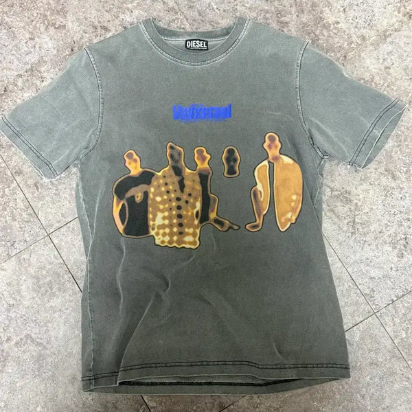 [BUNJANG] Diesel Universal Movement Graphic T-Shirt / [M] 디젤 Universal Movement 그래픽 반팔 티셔츠