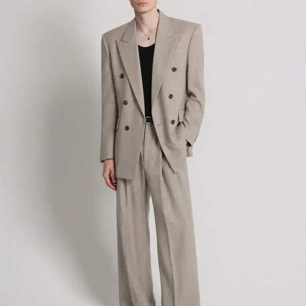 [BUNJANG] Carryover Eve Summer French Wool Setup L / 캐리오버 이브 섬머 프렌치 울 셋업 L, L