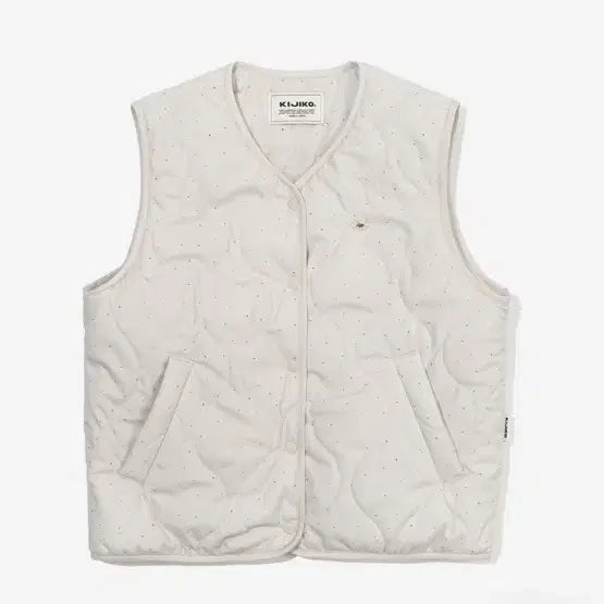 [BUNJANG] Kijiko KE103-Dot Vest Cream / (미개봉새상품) kijiko 키지코 베스트 ke103-Dot Vest Cream
