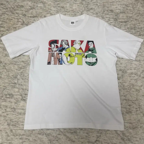 [BUNJANG] GU x Sakamoto Days Collaboration T-Shirt / GU 사카모토 데이즈 티셔츠 L