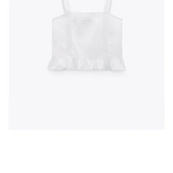 [BUNJANG] Zara Combo Camisole Bustier White / zara 자라 콤비 캐미솔 나시 뷔스티에
