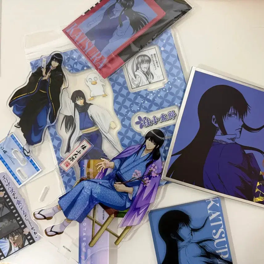 [BUNJANG] Gintama Katsura Kotaro Goods Acrylic Bundle - Onmyoji Cherry Blossom Original Art Formal Wear / 은혼 즈라 카츠라 코타로 굿즈 + 아크릴 일괄 음양사 벚꽃 원화 정장 등