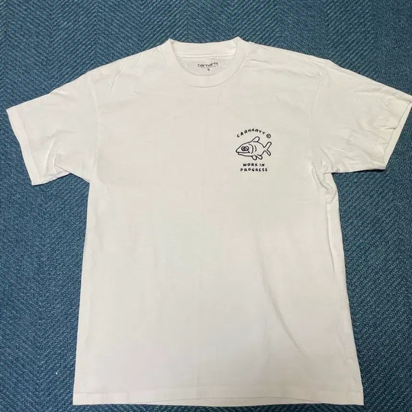 [BUNJANG] Carhartt WIP Icon T-shirt White / 칼하트WIP 아이콘 티셔츠 화이트