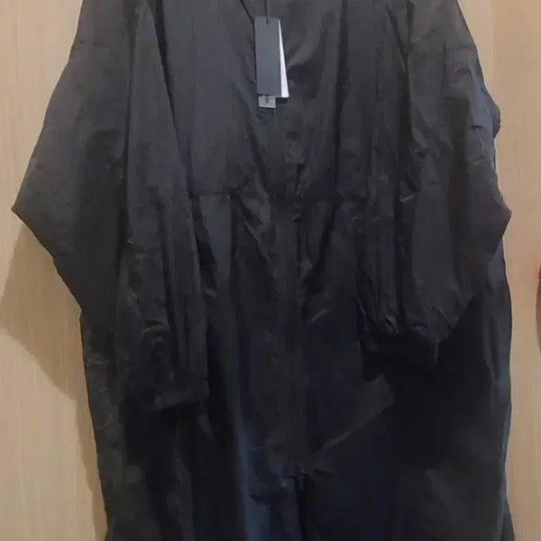 [BUNJANG] Vintril Oversized Long Windbreaker (Black, Unisex, L) / (새상품) 빈트릴 오버핏 롱기장바람막이(블랙/남녀공용/100(L사이즈))