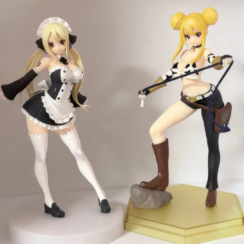 [BUNJANG] Fairy Tail Lucy Star Dress Taurus Form Figure Bundle Set / 페어리테일 루시 팝업 퍼레이드 바르고폼 타우로스폼 피규어 일괄