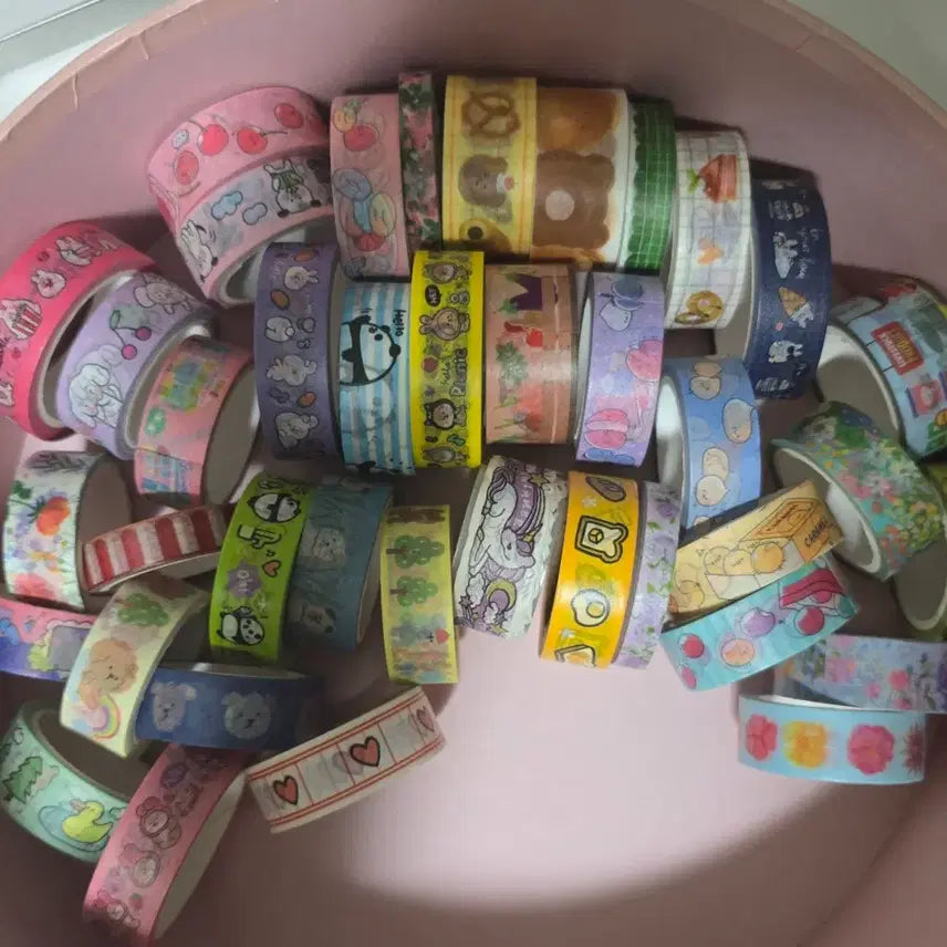 [BUNJANG] Masking Tape & Sticker Bundle / 마스킹테이프 마테 스티커 다꾸 일괄판매