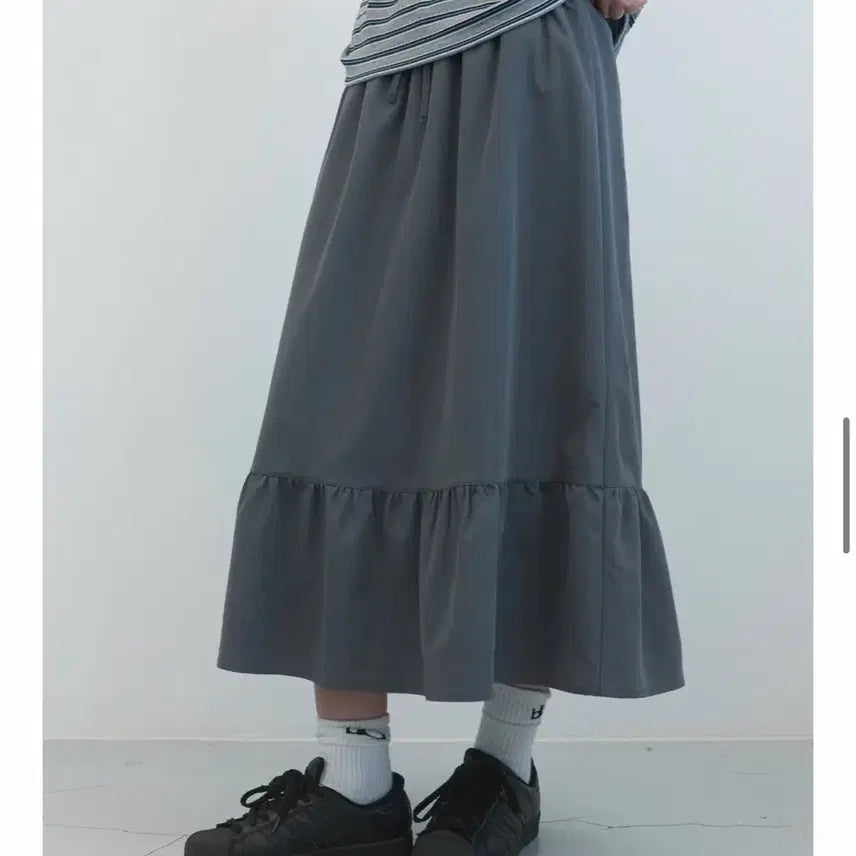 [BUNJANG] EN BLUES Panel Shirring Skirt / 엔조블루스) 패널 셔링 스커트 새상품
