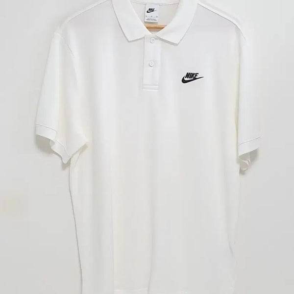[BUNJANG] Nike Short Sleeve Polo Shirt White Size 105 / 나이키 반팔 카라티 화이트 105사이즈